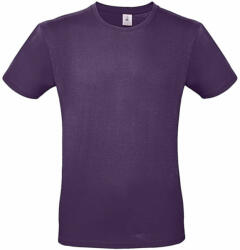 B and C Férfi rövid ujjú póló B&C #E150 T-Shirt -L, Városi lila