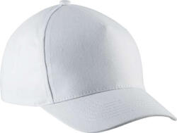 K-UP Gyerek sapka K-UP KP149 Kids' Cotton Cap - 5 panels -Egy méret, White