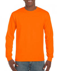 Gildan Uniszex póló Gildan GI2400 Ultra Cotton Felnőtt Hosszú Ujjú póló -S, S. Orange