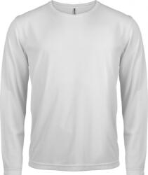 Proact Férfi póló Proact PA443 Men'S Long-Sleeved Sports T-Shirt -M, White