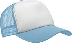 K-UP Uniszex sapka K-UP KP111 Trucker Mesh Cap - 5 panels -Egy méret, White/Royal Blue