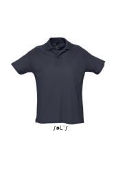 SOL'S Férfi galléros póló SOL'S SO11342 Sol'S Summer Ii - Men'S polo Shirt -L, Navy