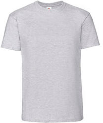 Fruit of the Loom Csomag akciós póló (minimum 5 db) Férfi póló Rövid ujjú Fruit of the Loom Ringspun Premium T - 3XL, Heather szürke