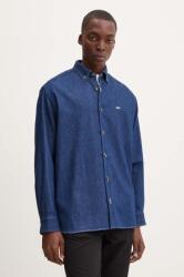 APC A. P. C. farmering chemise mathias logo férfi, legombolt galléros, sötétkék, relaxed, COHAL. H12586 - sötétkék S