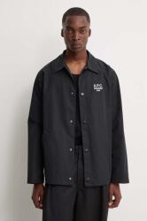 APC A. P. C. ingkabát blouson regis fekete, átmeneti, oversize, PSAJB. H02960 - fekete M