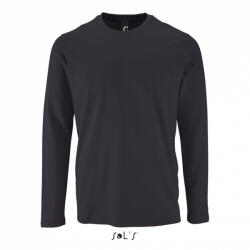 SOL'S Férfi póló SOL'S SO02074 Sol'S Imperial Lsl Men - Hosszú Ujjú póló -S, Mouse Grey