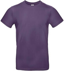 B and C Férfi rövid ujjú póló B&C #E190 T-Shirt -S, Sugárzó lila