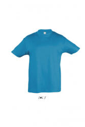 SOL'S Gyerek póló SOL'S SO11970 Sol'S Regent Kids - Round neck T-Shirt -4A, Aqua