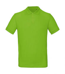 B and C Férfi rövid ujjú organikus galléros póló B and C Organic Inspire Polo /men XL, Orhidea zöld