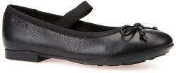 GEOX gyerek balerina bőrből JR PLIE' - fekete 39