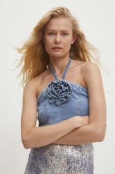 ANSWEAR farmer top sima - kék XS - answear - 14 990 Ft