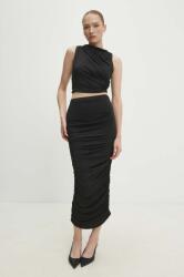 Answear Lab szoknya fekete, maxi, ceruza fazonú - fekete S - answear - 10 990 Ft