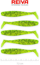 Reiva Flat Minnow shad 7, 5cm 5db/cs (Poppy green) (9902-805)