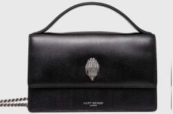 Kurt Geiger London bőr táska BOND TOP HANDLE BAG fekete, 2735500109 - fekete Univerzális méret