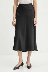Armani Exchange szoknya fekete, maxi, egyenes, 6DYN11 YN4UZ - fekete 36