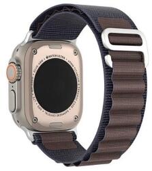 DUX DUCIS GS pótszíj (egyedi méret, nagy, textil, állítható) SÖTÉTSZÜRKE Apple Watch Ultra 2 49mm, Watch Ultra 49mm, Watch Series 9 45mm (GP-152387)