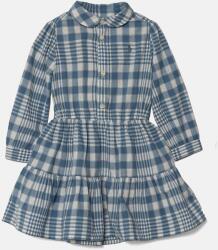 Ralph Lauren baba pamut ruha midi, harang alakú, 310940806001 - kék 85-90