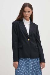 Tommy Hilfiger zakó sötétkék, sima, egysoros gombolású, WW0WW42246 - sötétkék 34