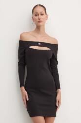 Tommy Hilfiger ruha fekete, mini, testhezálló, DW0DW18461 - fekete L