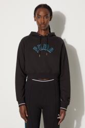 PUMA felső Classics Play Paris Relaxed Hoodie fekete, női, nyomott mintás, kapucnis, 627484 - fekete M