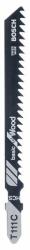 Bosch Panza pentru ferastrau vertical HCS, T 111 C Basic for Wood - Cod producator : 2609256716 - Cod EAN : 3165140390736 - 2609256716 (2609256716)