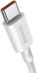 Baseus Cablu de Date Type-C la Type-C 100W, 1m, 480Mbps - Baseus Superior Series CATYS-B02 - Alb