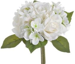  Buchet 4 trandafiri artificiali+hortesnie pentru aranjamente florale (8279)