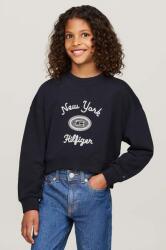 Tommy Hilfiger gyerek felső sötétkék, nyomott mintás, KG0KG08038 - sötétkék 140