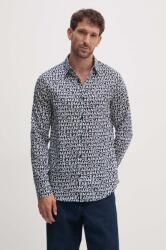 Giorgio Armani pamut ing férfi, galléros, sötétkék, regular, 6DZC45 ZNZRZ - sötétkék M - answear - 26 990 Ft