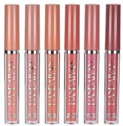  Set rujuri de buze, Handaiyan, Matte Liquid Lipstick, 6 , B