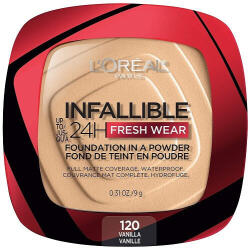 Pudra de fata, Loreal, Infallible 24H Fresh Wear, Foundation In A Powder, 120 Vanilla, 9 g