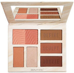 Paleta contur cu pudre bronzante, Sunkissed Contour Pro Bronzing, 7 culori