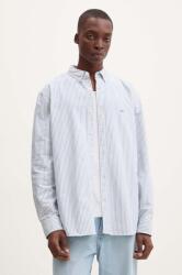Levi's pamut ing férfi, legombolt galléros, relaxed - kék S - answear - 22 990 Ft
