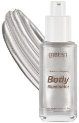 Iluminator Lichid Fata si Corp, Qibest, Body Shimmer Glow, 01, 40 ml