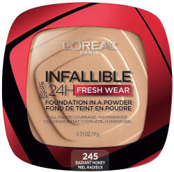 Pudra de fata, Loreal, Infallible 24H Fresh Wear, Foundation In A Powder, 245 Radiant Honey, 9 g