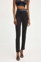 Patrizia Pepe legging fekete, női, sima, 8P0573 J171 - fekete 34