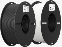 CREAlity 1, 75mm PLA black neutral tray - 2× 1kg, fekete-fehér (EN-PLA Black-White)