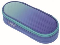 Herlitz Penar tip etui Dip Dye, oval, Herlitz, culoare albastru/turcoaz HZ50046430