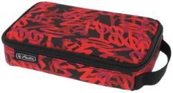 Herlitz Penar tip etui 2 Go, Graffiti, rosu/negru, Herlitz HZ50043569