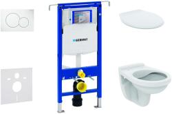 Geberit Duofix - Set de instalare încastrată, closet Alpha cu capac, clapetă Sigma01, alb alpin 111.355. 00.5 NR1 (111.355.00.5 NR1)