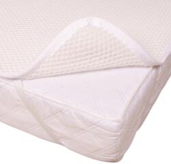 Kidizi Set cearceaf si topper saltea antisufocare si antitranspiratie Kidizi 3D AirFlow 120x60 cm, cearceaf din muselina bumbac 100% (5949551909149)