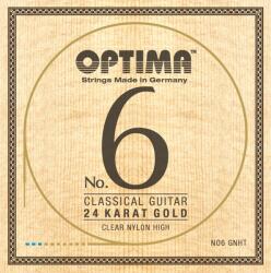 Optima NO6. GNHT No. 6 24K Gold High Nylon Corzi de nylon (NO6.GNHT)