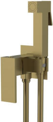 SAPHO Cubemix falba süllyesztett csaptelep bidézuhannyal, matt arany CM040GB (CM040GB)
