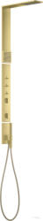 Hansgrohe AXOR SHOWERCOMPOSITION termosztátos zuhanyrendszer vállzuhannyal, szálcsiszolt sárgaréz hatású 12595950 (12595950)