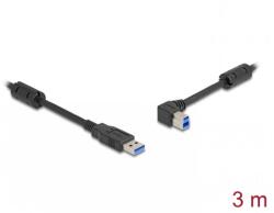 Delock Cablu USB 3.0-A la USB-B drept/unghi stanga 3m, Delock 81102 (81102)