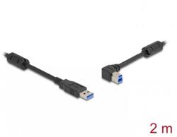 Delock Cablu USB 3.0-A la USB-B drept/unghi stanga 2m, Delock 81101 (81101)