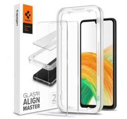 Spigen AlignMaster Samsung Galaxy A33 5G Tempered kijelzővédő fólia 2db (AGL04296) (AGL04296) - notebook-alkatresz