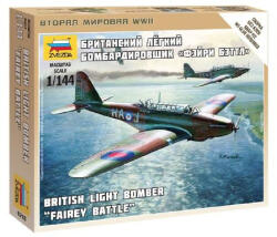 Zvezda British Light Bomber 'Fairey Battle' 1: 144 (6218) (6218_Z)