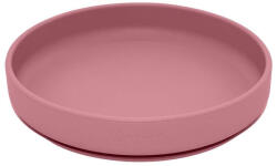 Petite&Mars Szilikon tányér tapadókoronggal TAKE&MATCH Dusty Rose 6m+ - babyshopkaposvar