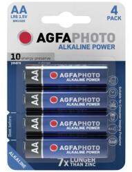 AgfaPhoto Ceruzaelem AA, alkáli mangán, 1, 5V, 4 db, Agfa LR06, AA, LR6, AAB4E, AM3, 815, E91, LR6N